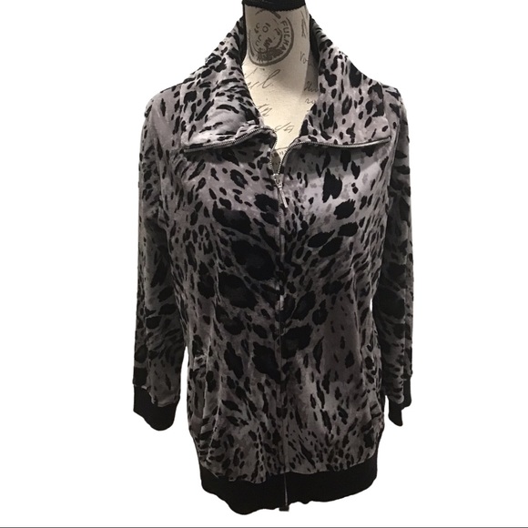 Jones New York full zip jacket fleece plus size - Picture 1 of 6